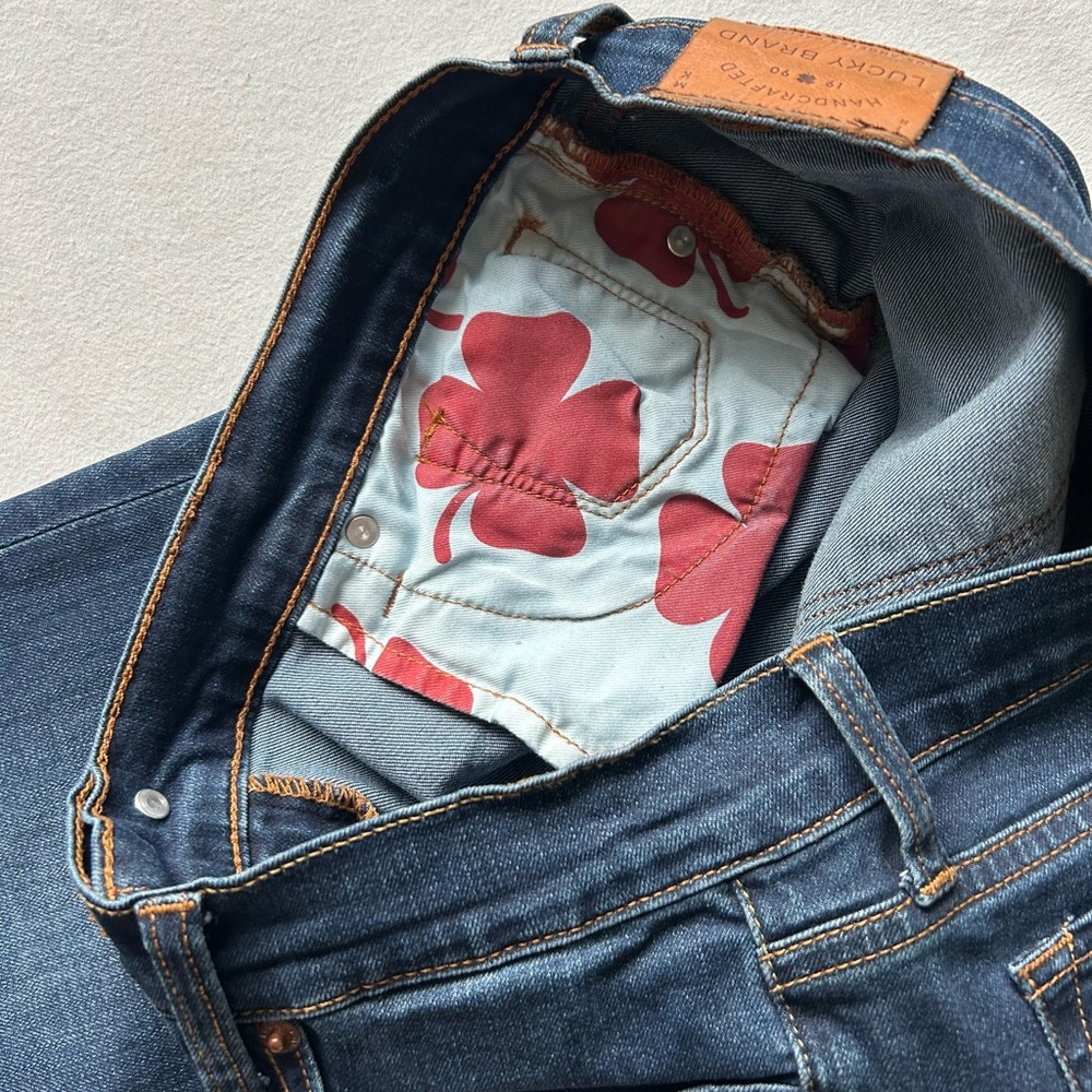 Lucky Brand Dark Wash Charlie Skinny Denim Jeans - Picture 6 of 11